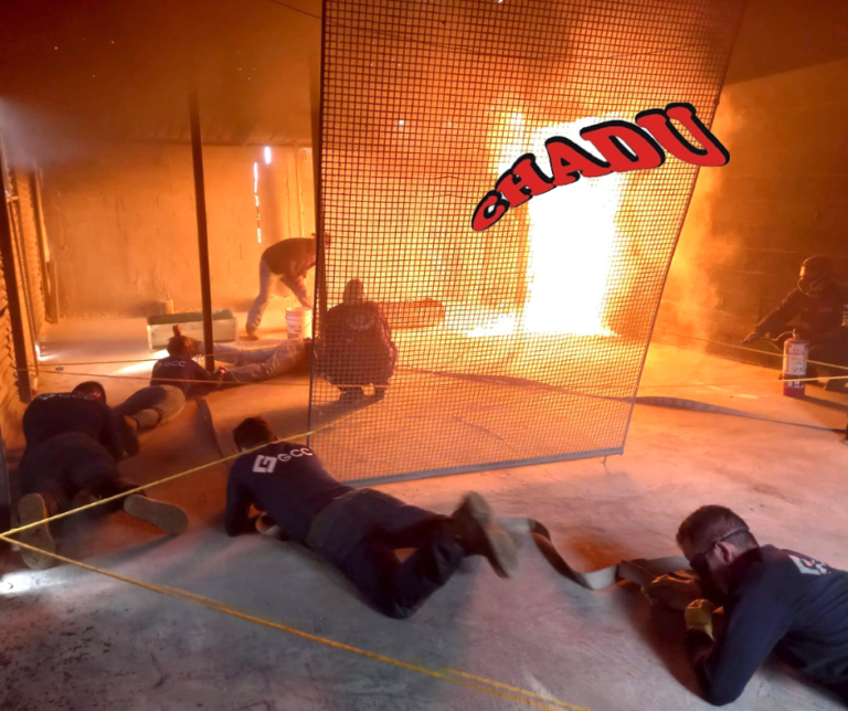 Capacitación de Manejo de extintores y Simulacro de Incendio. - Chadu